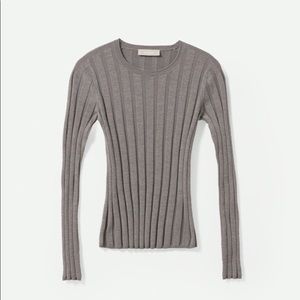 Everlane Luxe Wool Rib Crew Medium